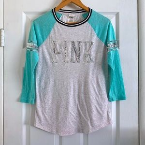 Victoria's Secret Pink Sequin Top